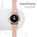 GeeRic Compatible Samsung Galaxy Watch 42mm Case 4 Pack TPU Slim Plated Case Edge-Around Shock-Proof Cover for Galaxy Watch 42mm Smartwatch (Black/Space Gray/Gold/Rose Gold)