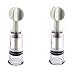 Finever Vacuum Suction Cup Anti Cellulite Cupping Therapy Twist Suction Cupping Kit for Cellulite Body and Breast Massager Cup (2 Cup)
