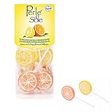 Perle di Sole Assorted Lemon and Orange Lollipops (4.94 oz.)