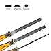 MulWark 9pcs Premium Grade Tempered High Carbon Steel Carpenter File Set with Flat, Round Rasp, Half Round Flat & Mini Needle Files-Idea Files to Shape, Sharpen, De-burr Hobby Model, Soft Metal & Wood