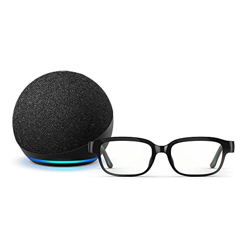 Echo Frames (2nd Gen) Classic Black + Echo Dot (4th Gen) Charcoal