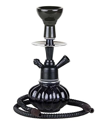 Basement Bazaar Glass Sarfaraaz Hookah (Black)