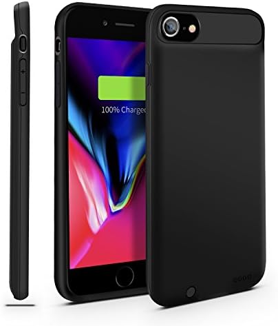 iPhone 8 / 7 Battery Case , Bosuge [Can Support Lightning to Lightning Earphone/Microphone] Ultra Slim Portable Charger iPhone 7 (4.7 inch) Charging Case,3000mAh Extended Battery Pack Juice Bank Cover