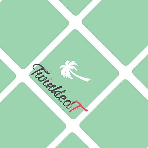 Palm Tree Nail Vinyls By Twinkled T - 1 Sheet of 24 Vinyls