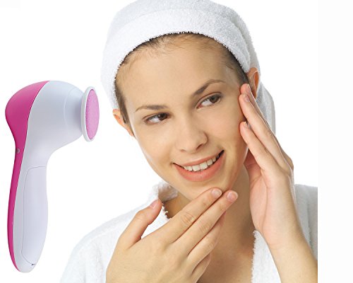 Vinmax Facial Cleansing Brush Body and Face Scrubber - 5 In 1 Electric Facial Cleansing Kit