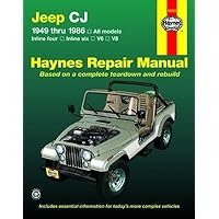 Jeep CJ, Scrambler, Renegade. Laredo & Golden Eagle (49-86) Haynes