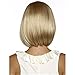 Kalyss Short Bob Blonde Wig With Hair Bangs for White Women