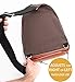 Sling Backpack Messenger Bag Crossbody Sling Bags Real Brown Leather Canvas