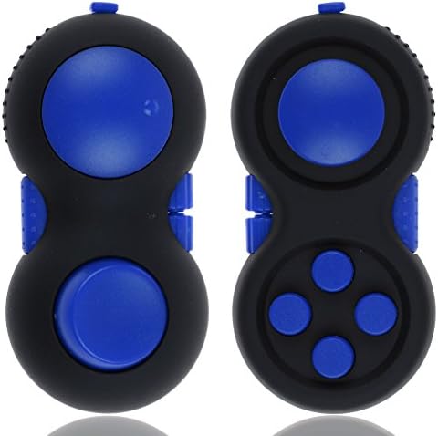 Fidget-Pad, aFidget Game-Pad Design Fidget-Desk Toy. Children Kids &amp; Adults Stress Relief ADHD (Blue)