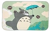 Sytian® 50*80cm Super Soft Non-slip My Neighbor Totoro Shaggy Area Rugs Carpet Bedroom Rug Bath Mat Bathroom Rug Kitchen Floor Mat Shower Rug (19.68*31.49 Inch)