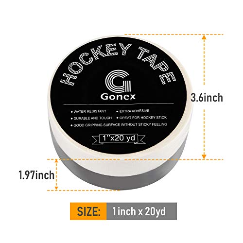 image for Gonex Hockey Tape, Black Green Cloth Grip Tape for Hockey Ice Field La