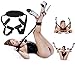 Under Bed Restraints System - Nylon Strap-on Kits with Adjustable Straps Comfortable Wrist and Ankle Handcuffs - Couple Games Pleasure
