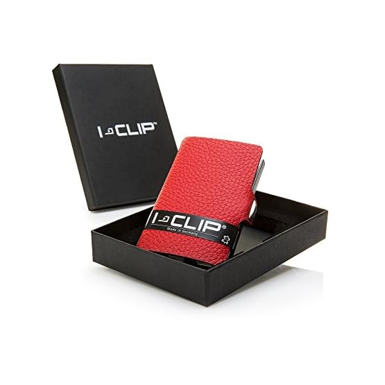 I-CLIP Original Silver Pure Red, Cartera, Billetera, Monedero - Imagen 4