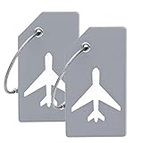 Silicone Luggage Tag with Name ID Card Perfect to