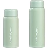 Hahasale stainless steel mini drink bottle leak proof vacuum insulated (Mint Green, 200ml)
