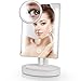 Miusco Lighted Makeup Mirror with 15X Magnification Suction Cup Pocket Mirror, Rectangle, USB and Battery Operated