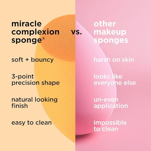 REAL TECHNIQUES 6 PIECE EVERYDAY ESSENTIALS MAKEUP BRUSH SET, INCLUDES 4 BRUSHES & 2 MAKEUP SPONGES, FOR FOUNDATION, BLUSH, BRONZER, CONTOUR, EYESHADOW, & POWDER, TRAVEL GIFT SET, CRUELTY-FREE & VEGAN
