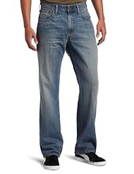Apparel: Levis  Mens 569 Loose Straight Jean, Rugged, 38x30 - Levi's Clothing Guy's