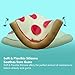 Little Toader Teething Toys - Soft Silicone Food Shaped BPA Free Teethers (Pizza)