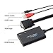 IOCrest 1080P VGA to HDMI Audio Video Cable Converter Active Output Adapter for HDTV/AV, Audio Support, Adapter for PC, Laptop, DVD, Desktop - SY-ADA31025