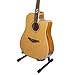GLEAM Guitar Stand - Universal for Acoustic Electric and Classic Guitars and Bass (Standard)