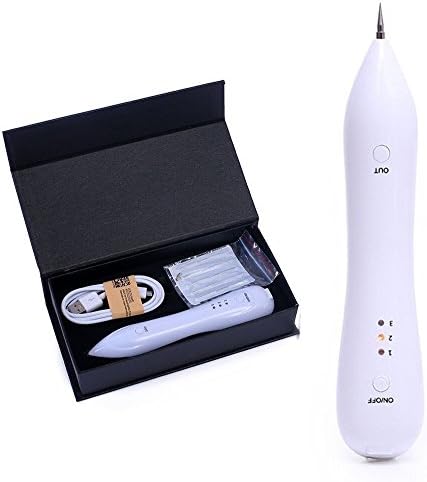 Professional Dot Mole Removal Set-Freckle Age Spots Tattoo Removal Portable USB Charging Machine Kit-No Bleeding