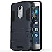 Axon 7 mini Case, ZTE Axon 7 mini Case, MicroP(TM) Dual Layer Armor Hard Slim Hybrid Kickstand Phone Cover Case for ZTE Axon 7 mini (Axon 7 mini Navy blue Kickstand Case)