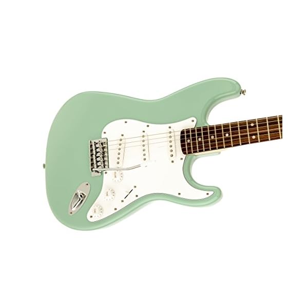 Squier Affinity Series Stratocaster Electric Guitar, Surf Green, Laurel Fingerboard - Image 5
