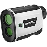 HiREED Golf Rangefinder with Slope 1200 Yards Laser Range Finder Golf Continuous Scan Flag Lock Vibration, 7X Magnification Strong Magnet USB Rechargeable Range Finders with Magnet Stripe