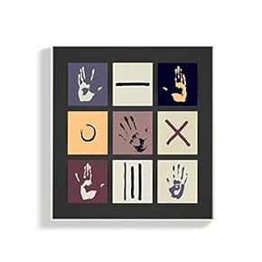 Canvas Wall Art for Living Room, Bedroom Puzzle Framed Canvas Prints for Home Decoration Ready to Hang - 16x16 inches