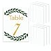 !RAKRISA 10 Pcs 5x7 Inch Clear Acrylic Sheet Table Number Sign Blanks | Heavy Duty, Smooth Edges, Calligraphy and Paint Friendly (5