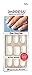 Kiss imPress Press-On Short Length Iridescent White Nails 74093 Next Wave