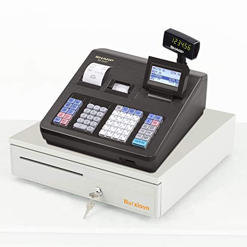 Nurxiovo Cash Register Drawer Box 16 Inch for Point of Sale (POS) System 5Bill/5Coin Money Lock Storage with Removable Tray, RJ11/RJ12 Interface Works Compatible POS Printers Cash Box (White) - Thumbnail 6