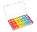 QIJUN 7 Day Pill Box & 4 Times a Day Pill Organizer,Pill Reminder with 28 compartments in a Storage/Travel Pill Box Case,Pill Organizer, Medicine Organizer, Vitamin Organizer