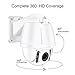 1080P Full HD Outdoor WiFi Security Camera, Outdoor PTZ IP Camera, 4X Optical Zoom, Auto Focus, IP66 Weatherproof, 196ft Night Vision, External Card Slot up to 128GB Micro SD Card, S2A, US, White…