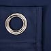 Deconovo Room Darkening Thermal Insulated Blackout Grommet Window Curtain for Bedroom, Navy Blue, 42x84 Inch Set of 4