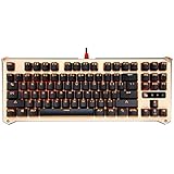 Bloody Gaming Mechanical Keyboard (TKL) with Light Strike (LK) Optical Blue Switch 0.2ms Response - Water Resistance and LED Backlit