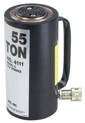 Click Here to See More Images OTC 4111 55-Ton Aluminum Ram with Half Coupler