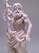 King of the Greek Olympian Gods Zeus Jupiter Statue With Lightning Bolt