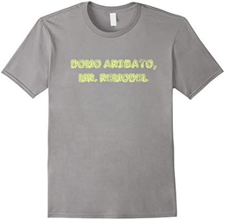 Mens "KC Bells": Short Sleeve Domo Arigato, Mr. Remodel Shirt Small Slate