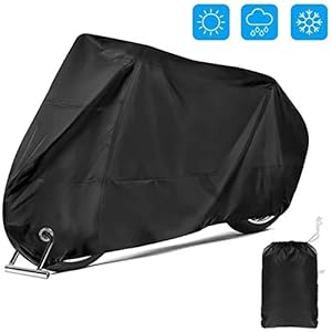 mixigoo Fietshoes, waterdicht, 210T fietsgarage, beschermhoes, waterdichte bescherming tegen stof, regen en sneeuw, UV…
