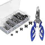 FishingPepo 101pcs Fishing Weights Sinkers