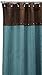 HiEnd Accents Cheyenne Western Shower Curtain, Turquoise