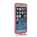 iPhone 6 Protective Case,Masione™ Heavy Duty Shockproof Rugged Ultra Thin Transparent Touch Screen Front Clear Flip Case Premium Full Body Case Protection Soft Gel TPU Flip Cover Shell With Screen Protector Set (Pink)
