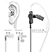 Motorola Earpieces for Walkie Talkies with Mic 2 Pin Covert Acoustic Tube - Compatible with CP200, CLS1410, CP110, GP300, CP040 Two Way Radios (Pack of 2)