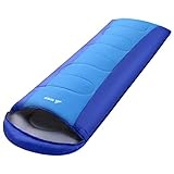 SEMOO Sleeping Bag Lightweight Portable Waterproof with Compression Sack Great for Adults & Kids Camping Backpacking Hiking