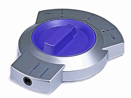 Monoprice 102946 3X1 Optical Audio TosLink Bi-Directional Manual Switch