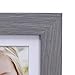 Malden International Designs 4x6 or 5x7 Cousins Distressed Expressions Picture Frame Silver Finish Cousins Word Attachment Gray Textured Wood Grain Finish MDF Frame White Beveled Mat