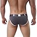 NEARTIME Men's Underwear, Mens Boxers Pouch Shorts Underpants Sleepwear (L, Gray)