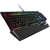 AIKUN GX920-Full Mechanical Keyboard-Gaming Keyboard-RGB Keyboard-Waterproof Keyboard-2 USB Passthrough - Anti-Ghosting DIY Replaceable - RGB LED Backlit - Brushed Aluminum Finish